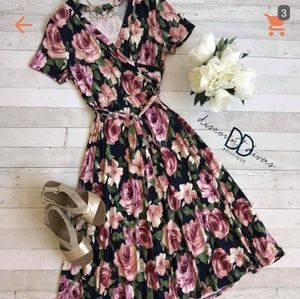 Navy blue Wrap dress